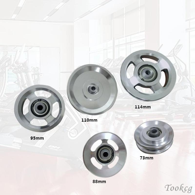 [Tookcg] Pulley Machine Gym Universal Wearproof Abration Bearing Pulley Wheel for Gym Equipment Part