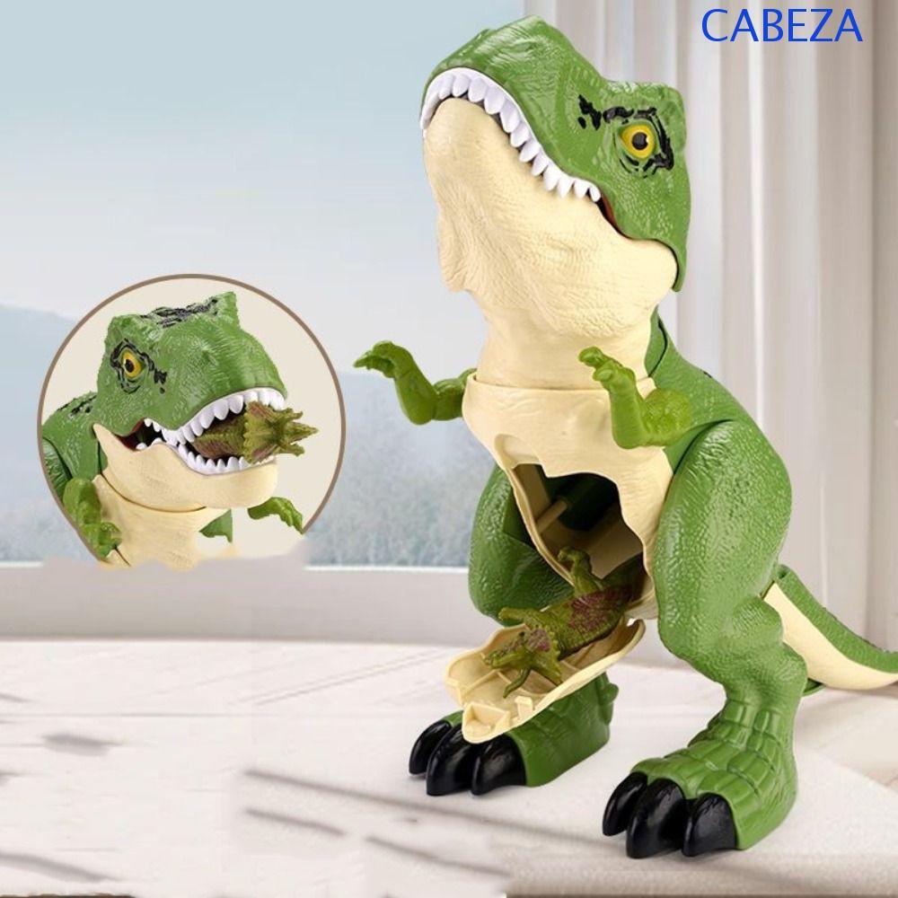 CABEZA Jurassic Boy สัตว์รุ่น, Tyrannosaurus Rex พลาสติกขนาดใหญ่กลืนไดโนเสาร์ของเล่น, Roage จําลองข้อต่อ Movable ไดโนเสาร์ Action Figure ของเล่นเด็กเด็กวัยหัดเดิน