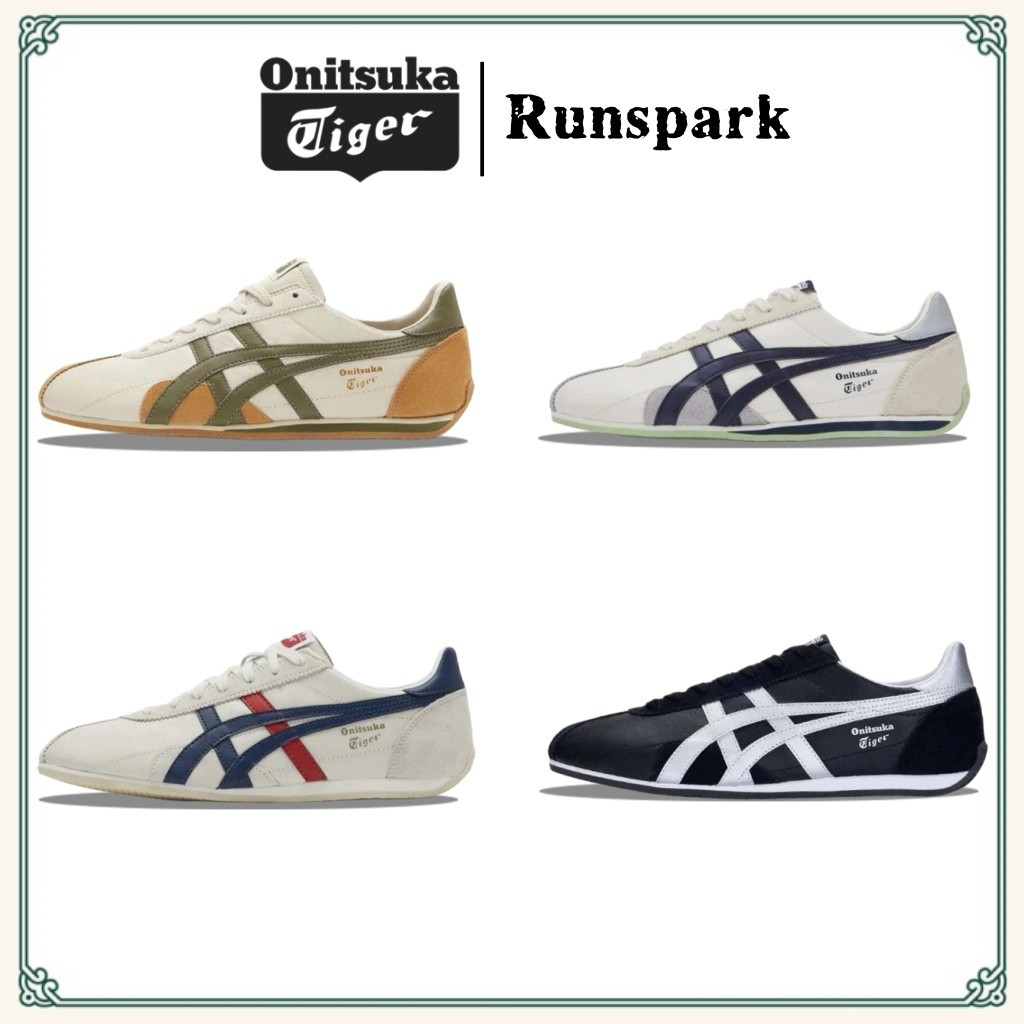 Onitsuka Tiger Runspark ของแท้ 100% รองเท้าผ้าใบผู้หญิงผู้ชาย พร้อมส่ง