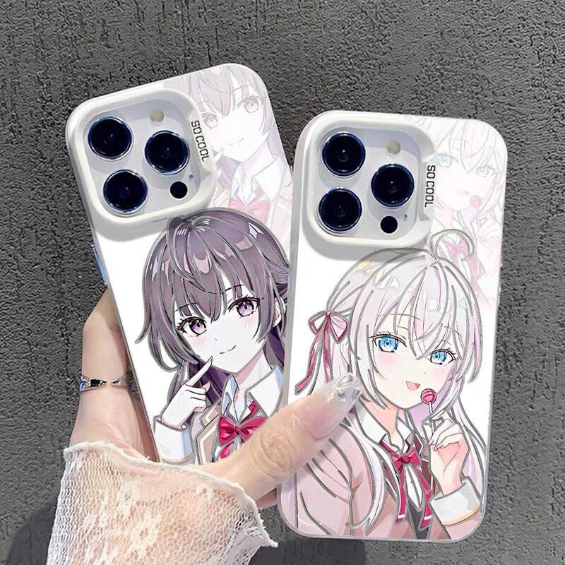 แฟชั่น Yuki Suou Alisa เคสโทรศัพท์สําหรับ Samsung Galaxy A36 A56 A16 A14 A15 A55 A17 A07 A37 A57 A26 A54 S22 Plus Ultra IMD Hard คุณภาพสูงแนวโน้มยี่ห้อการ์ตูนกันกระแทกปลอก