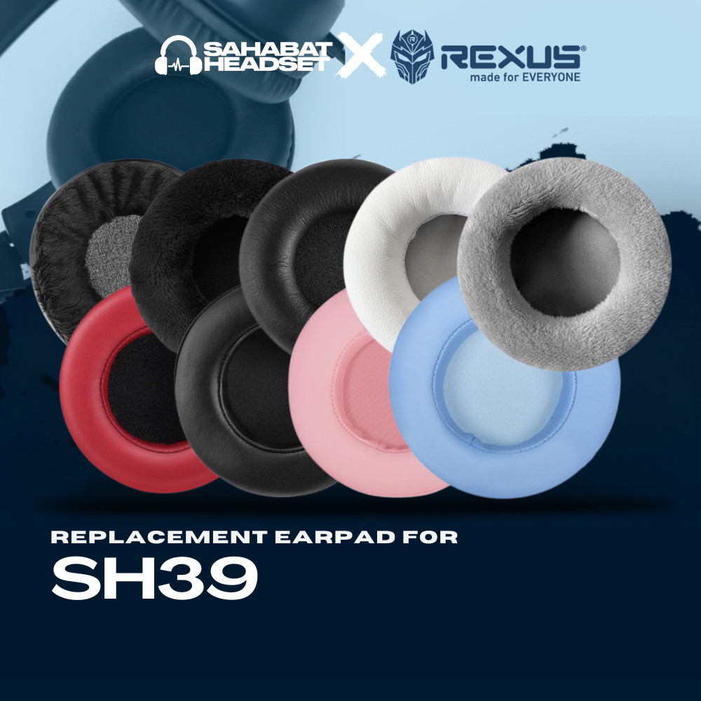 แผ่นรองหูฟัง Earcup Turtle Beach Ear Rexus Vonix SH39 SH 39 SH-39 แผ่นโฟม