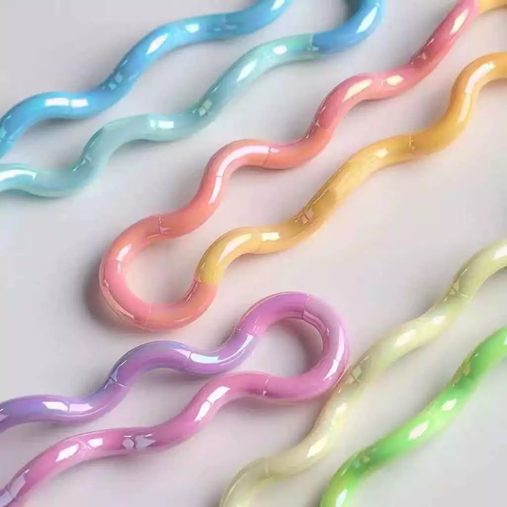【🇹🇭พร้อมส่ง】Twisted Tangle Coil Anti Stress Multi Color Sensory Fidget ของเล่นเด็กของขวัญ