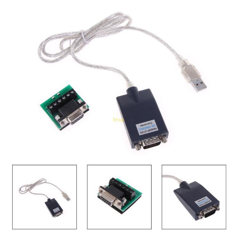 Btsg USB ถึง RS485 RS422 Converter USB RS-485 RS-422 สาย Serial DB9 Connector PL2303