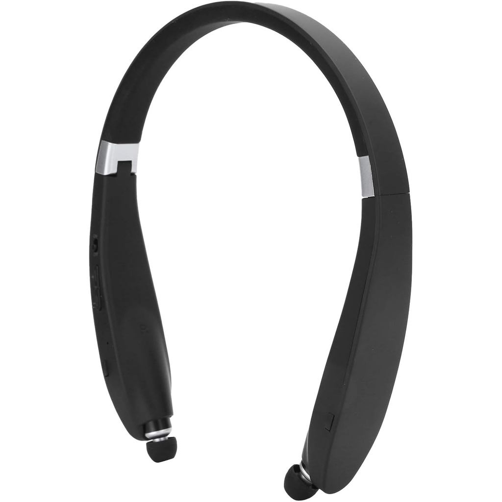 Dilwe SX?991 สเตอริโอ บลูทู ธ5.0 หูฟังแบบคล้องคอพร้อมหูฟังแบบยืดหดได้,พับ บลูทู ธ5.0 หูฟังลําโพง2 ใน