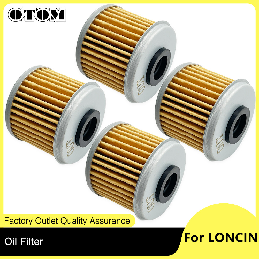 O-OTOM อุปกรณ์เสริมรถจักรยานยนต์ 300cc ชิ้นส่วนเครื่องยนต์ 2/4/6 ชิ้นกรองน้ํามันสําหรับ LONCIN YBS30