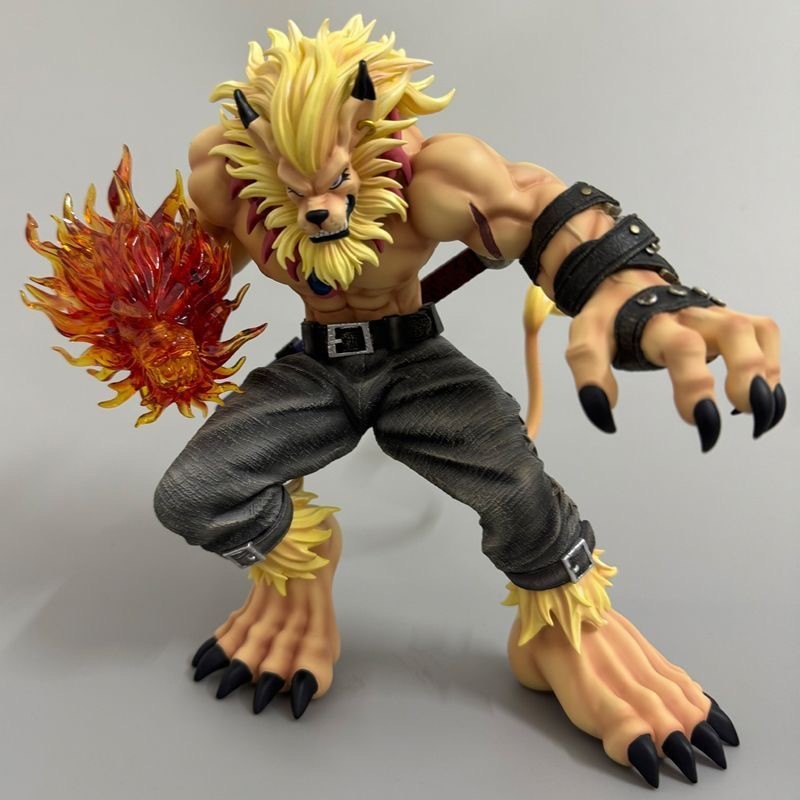 Digimon Anime Merchanded Model Play ตกแต่ง gk Combat Form Lion Beast รูปโมเดลของขวัญสองมิติ