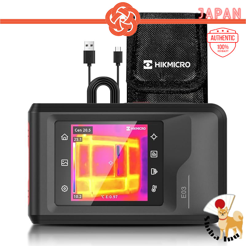 HIKMICRO PocketC thermal imaging camera, 256×192 IR resolution, 640×480 Super IR resolution, 8MP vis
