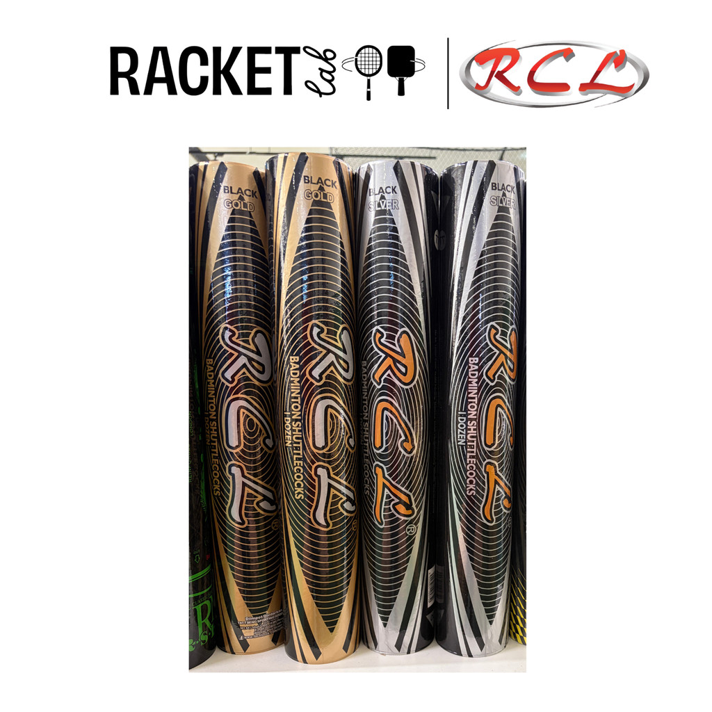 RCL BLACKSILVER / BLACKGOLD SHUTTLECOCKS