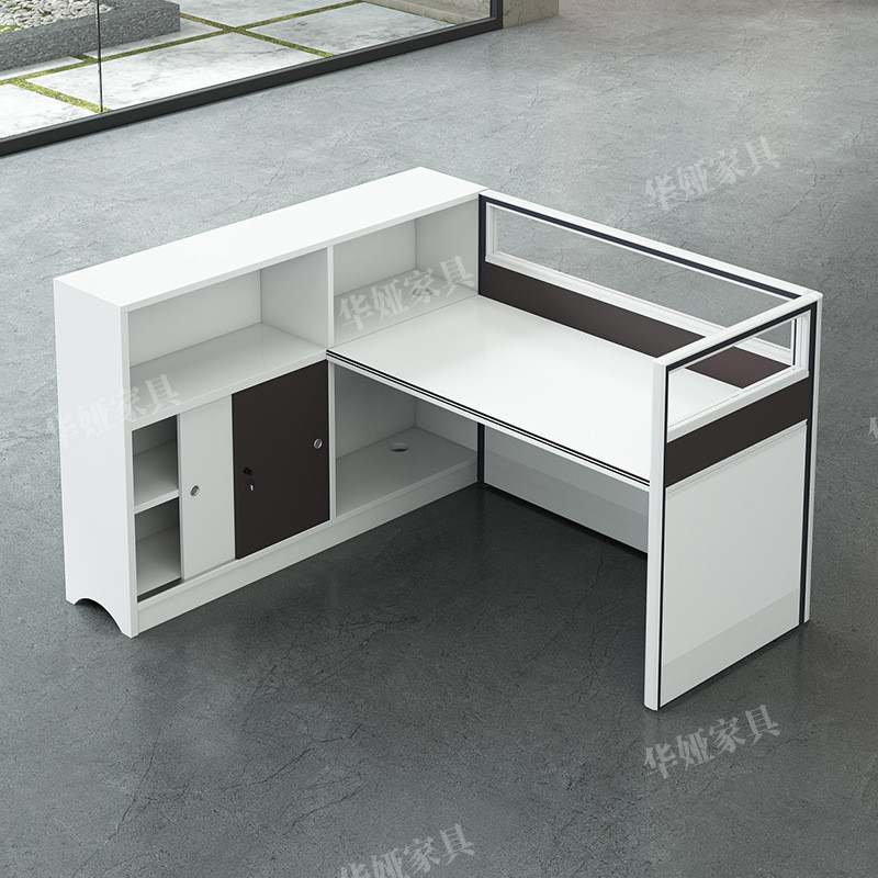 โต๊ะทำงาน พนักงานออฟฟิศ หน้าจอบัตรที่นั่ง เรียบง่าย ทันสมัย \u200b\u200bพนักงานการเงิน โต๊ะคอมพิวเตอ