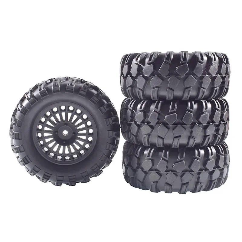 4 ชิ้น 12 มิลลิเมตร Hex 90 มิลลิเมตร MJX 10208 ยางและไนลอนล้อขอบสําหรับ MN128 MN999 MN86 Universal