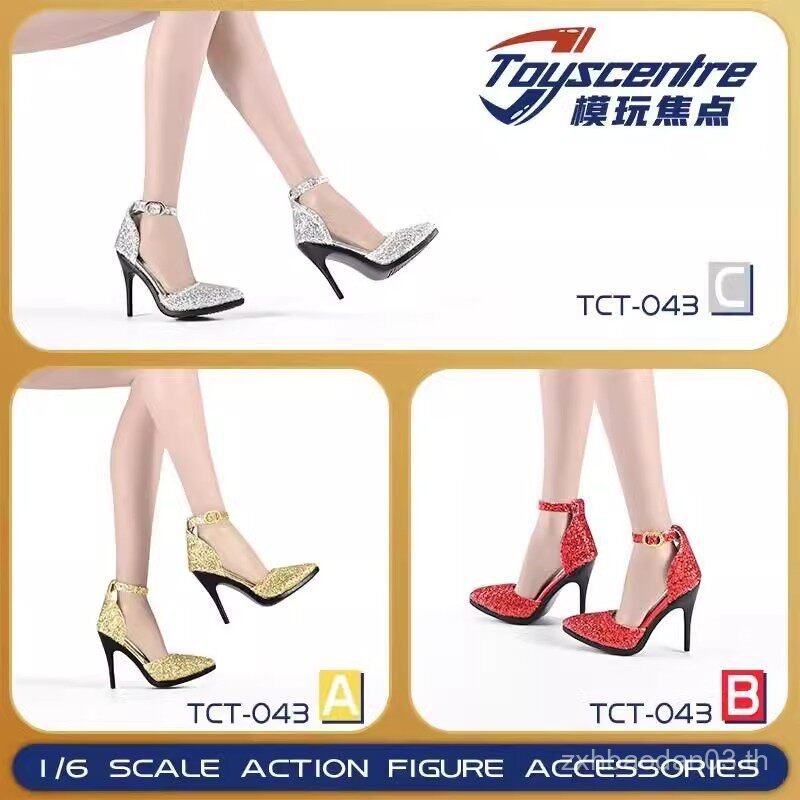 6 Focus toyscentretct-043 คลังสินค้าพร้อมรุ่นทหารหญิงรองเท้าส้นสูง 1 Heel Play Stiletto