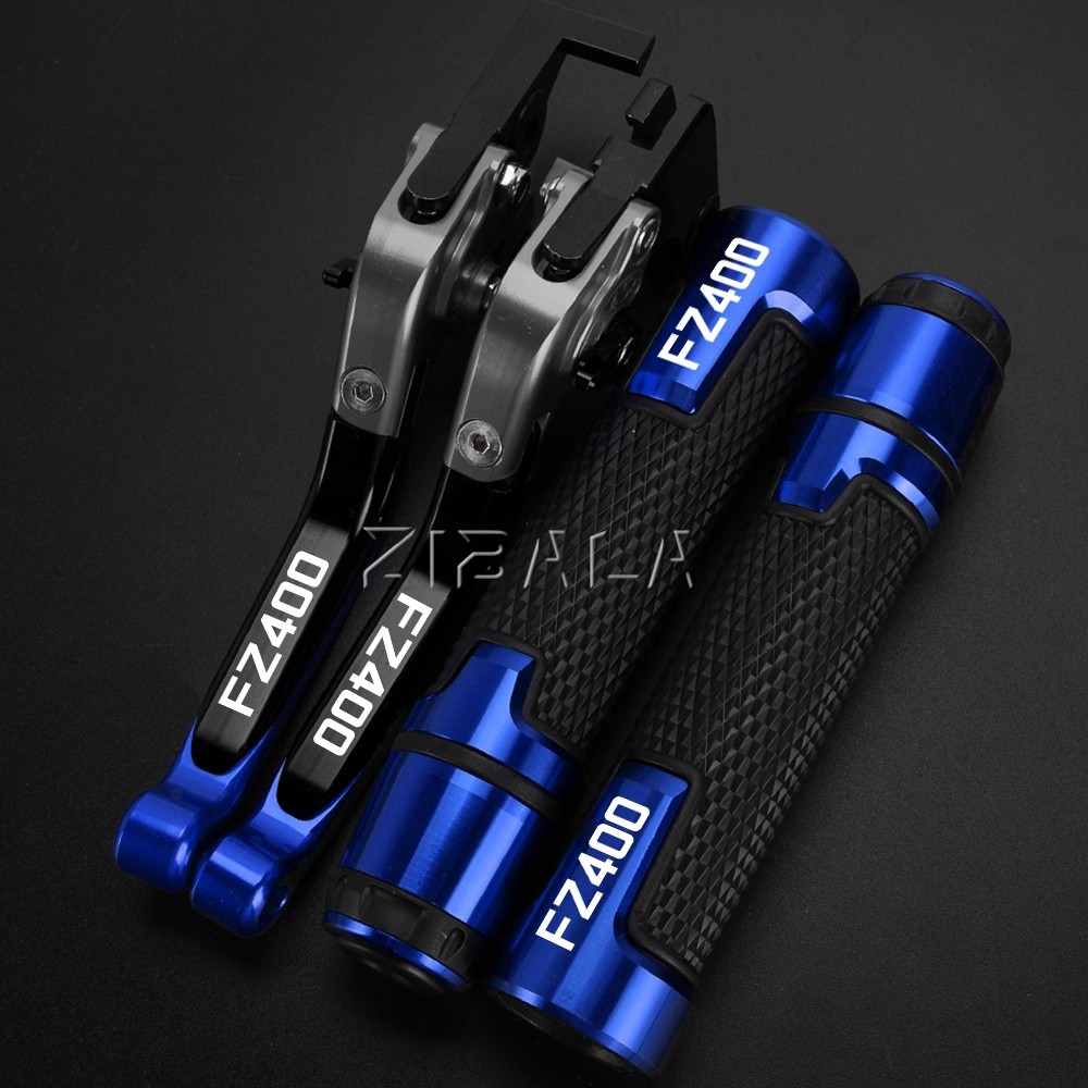 รถจักรยานยนต์ FZ 400 ปรับ CNC คลัทช์เบรค 22 มม. Hand Grips Handlebar สําหรับ YAMAHA FZ400 fz400 1986