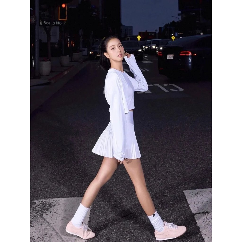 Lace-Up sunset Forrest Gump yoga Casual รองเท้า Zhibo Series การฝึกอบรมรองเท้า alo Co-Branded ล่าสุด