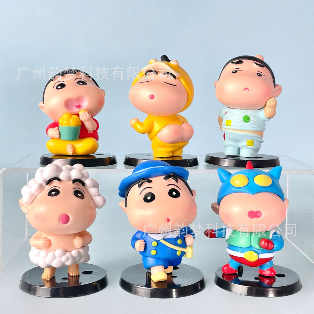 Xiao รูป Shin-Chan Shin-Chan Shin-Chan เสื้อกันฝนสัตว์ Shin-Chan Gashapon Claw Machine 3.22