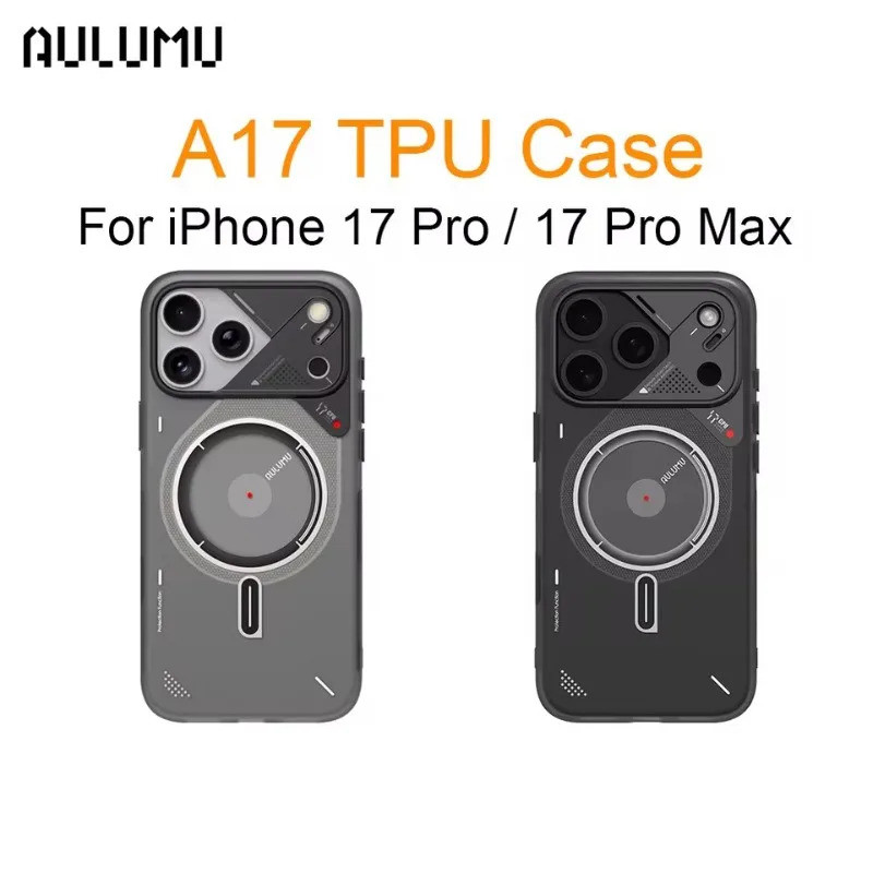 AULUMU A17 เคสโทรศัพท์แม่เหล็กสําหรับ iPhone 17 Pro/Pro Max การกระจายความร้อนอลูมิเนียมอัลลอยด์เคสคว