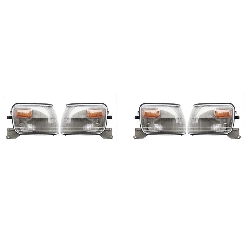 4 ชิ้นรถมุมไฟที่จอดรถโคมไฟไฟเลี้ยวสําหรับ Mitsubishi L300 DELICA MB907018อะไหล่รถยนต์ ของแต่งรถ