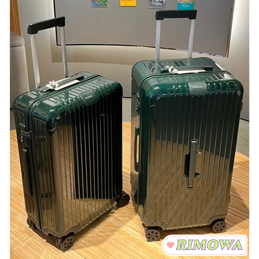 กระเป๋าเดินทาง RIMOWA ของแท้ใหม่เอี่ยม｜รุ่น Essential Series (มีหลายขนาดให้เลือก) สีเขียวเข้ม, กระเป