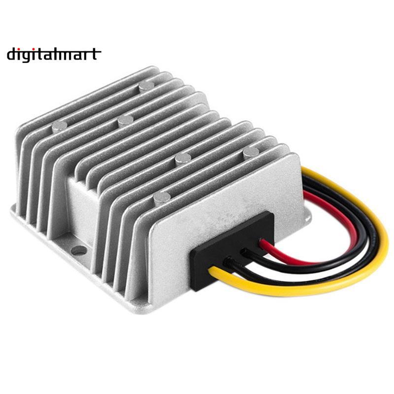 1 PCS DC 12 / 24V ถึง DC 48V 5A 240W เครื่องควบคุมแรงดันไฟฟ้า DC/DC Boost Transformer โลหะเงิน