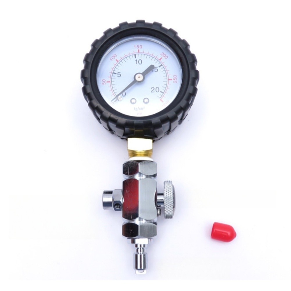 300PSI Gauge Adjustable Regulator Brass Construction Relief Valve 200-250 PSI