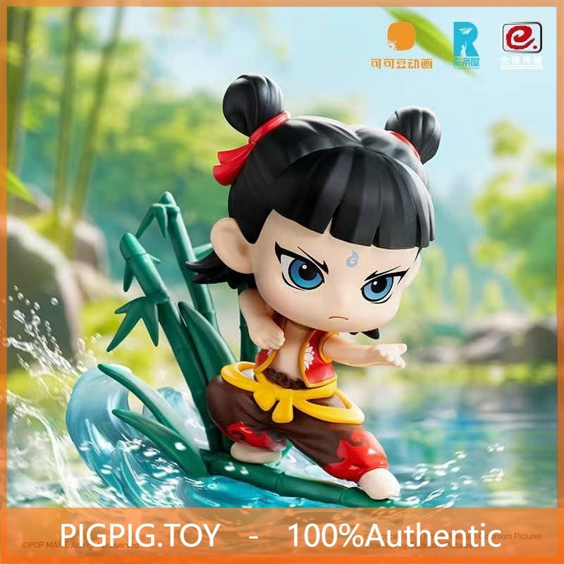 [ความลับ] POPMART Nezha Nezha Natural Bond Series Mystery Box Figure Jewelry Gift