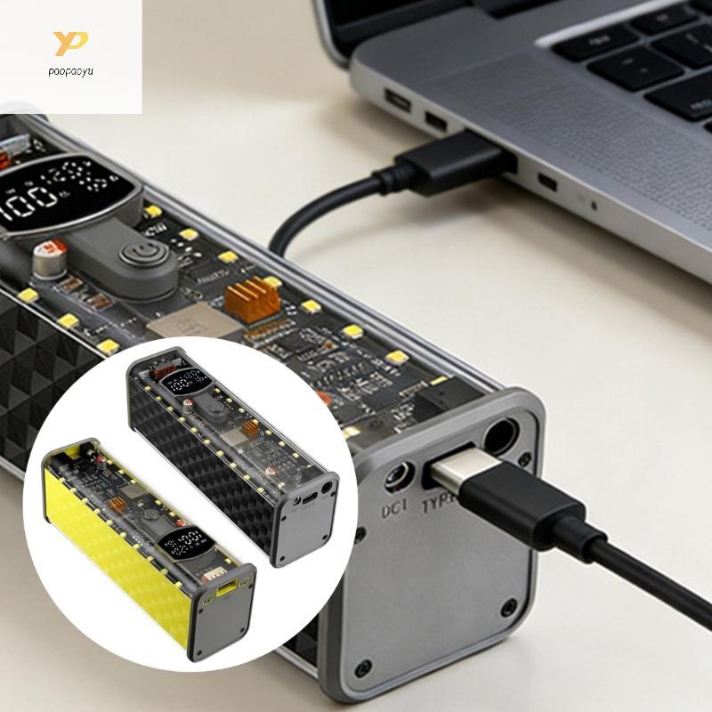 PPY ขนาดกะทัดรัด 65W ชาร์จ Powerbank กรณี 8 ช่องออกแบบเหมาะสําหรับ 8 ชิ้น 18650 กล่องกลางแจ้งและการเ