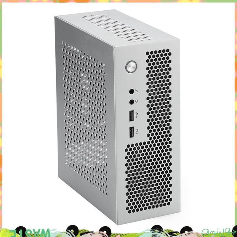 A09 HTPC เคสคอมพิวเตอร์ Mini ITX Gaming PC แชสซีเดสก์ท็อปแชสซี USB2.0 เคสคอมพิวเตอร์ เคสคอมพิวเตอร์ท