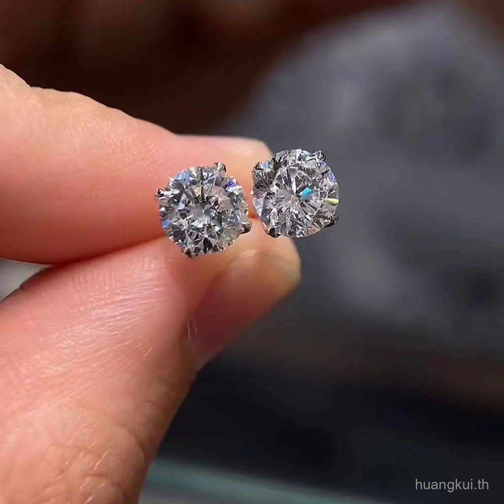 ต่างหูไทเทเนียม 6mm ไม่แพ้ ไม่ระคายหู ใส่ได้ทุกวัน