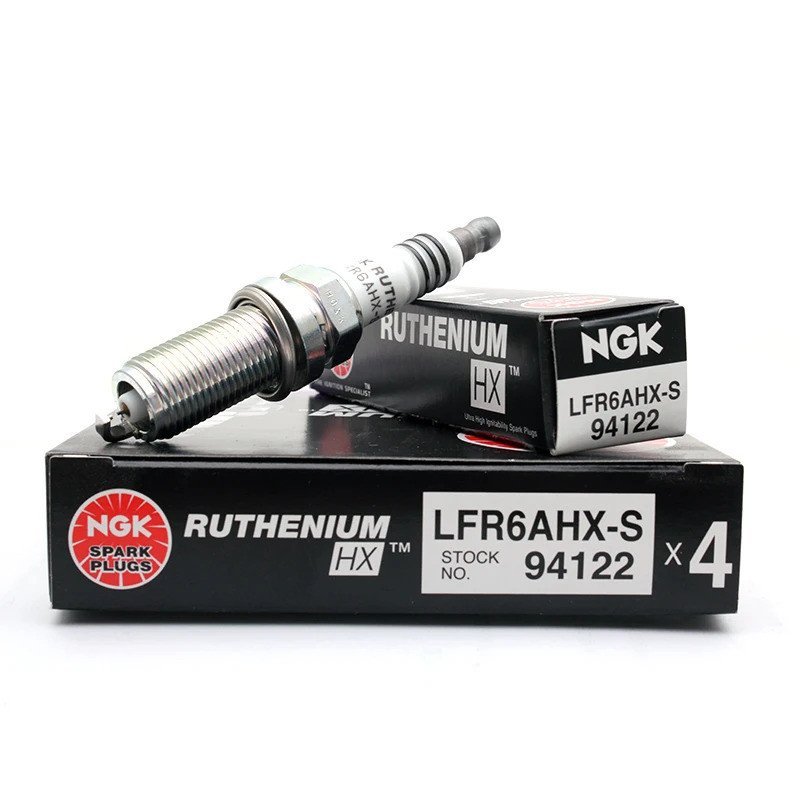NGK Ruthenaium HX หัวเทียนที่รองรับสูง LFR6AHX-S 94122 สําหรับ Acura BMW Honda Lexus Lotus Subaru To