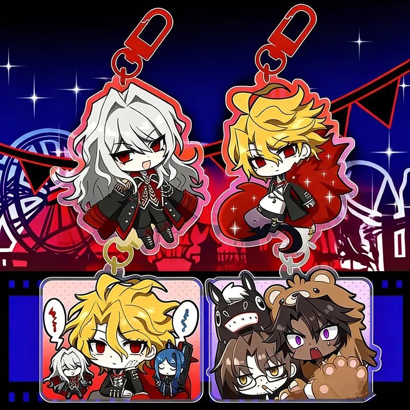 Limbus Company Canto 7 อะคริลิค Don Sancho Heathcliff Gregor พวงกุญแจ chibi อะนิเมะรุ่นตกแต่งกระเป๋า