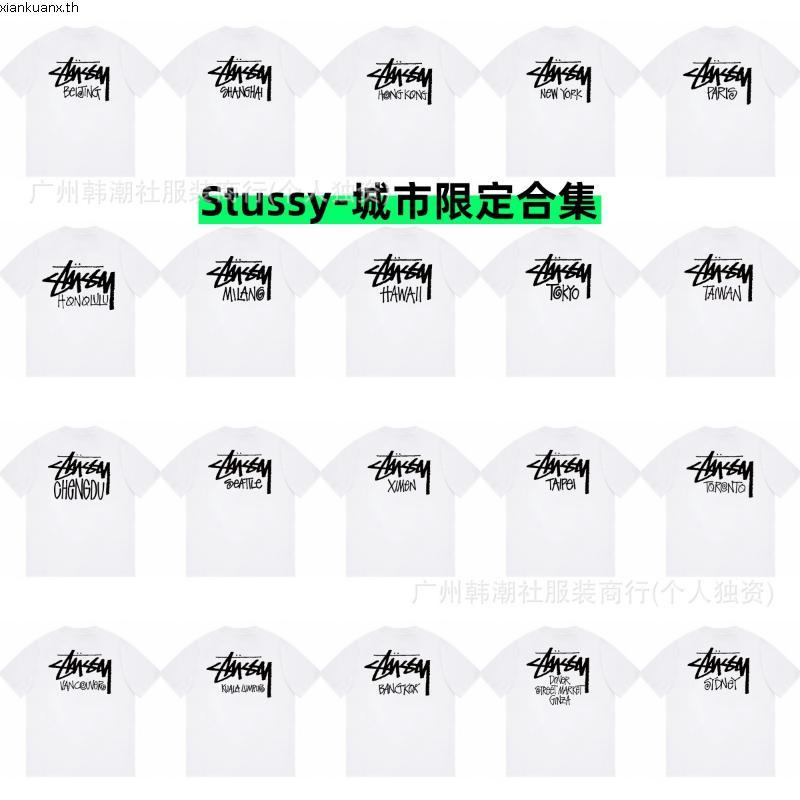 Stussy MENS T-SHIRT BANGKOK LIMITED T SHIRT ARMY GREEN / NAVY