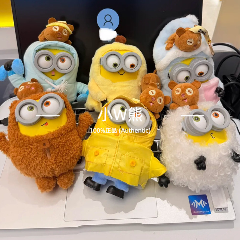 52TOYS BOB & TIM Minions Good Friends Together Mystery Box Series จี้ตุ๊กตาไวนิลอินเทรนด์ Play Gift