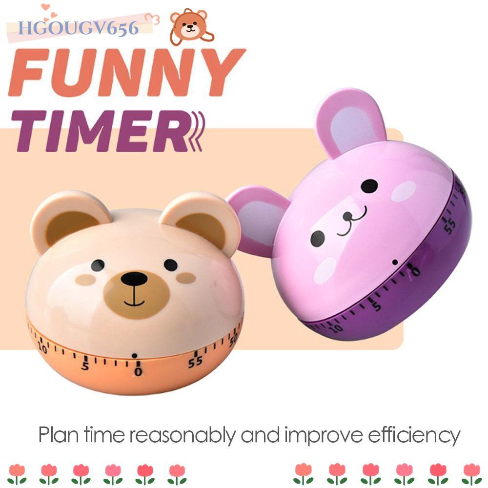 HGOUGVT Mechanical Timer Novelty Student Learning Time ABS Kitchen Food Timer