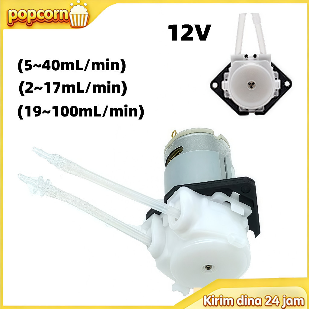 Peristaltic PUMP DRISTALTIC PUMP 12v DC PERISTATIK WATER Liquid WATER PUMP