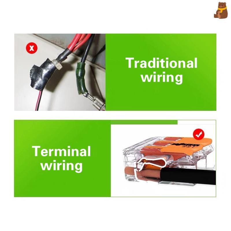 [เผชิญ] โอริล วาโก้ สายไฟขั้ว 221-412 221-413 221-415 221-2411 221-612 221-613 221-615 221-482 221-4