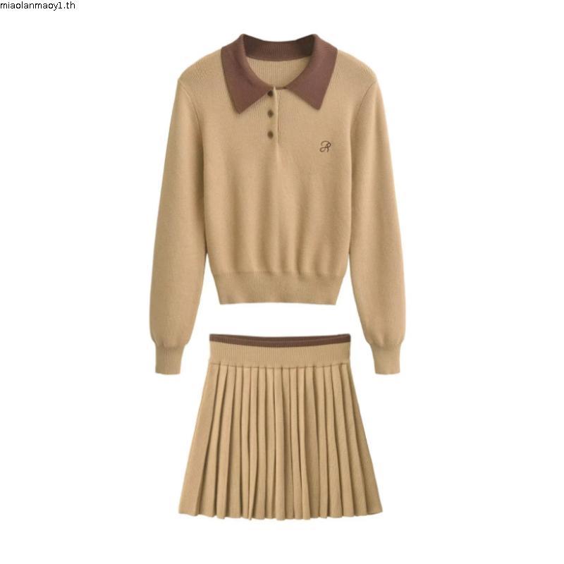 Bemingtop1098(S-M)-BMG Sweet Heart Knit เสื้อแขนยาวคอปก  เพิ่มลูกเล่นด้วยกระดุมรูปหัวใจเล็กๆและคอปก