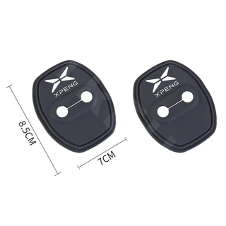 4 ชิ้น Xpeng X9 G6 ซิลิโคนแผ่นล็อคประตู กันเสียงบัฟเฟอร์เงียบ ประตูรถยนต์ป้องกันการชนกัน รถล็อคประตูหัวเข็มขัดปก
