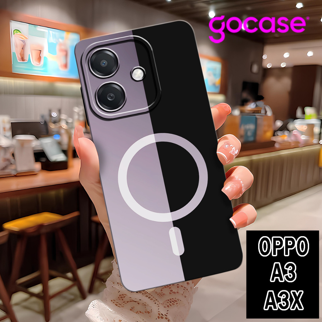 ( ARA 38 ) softcase ซิลิโคน hp เต็มยางยืดหยุ่นสําหรับ oppo a3 และ oppo a3x l Pro กล้อง l ซิลิโคน l เ