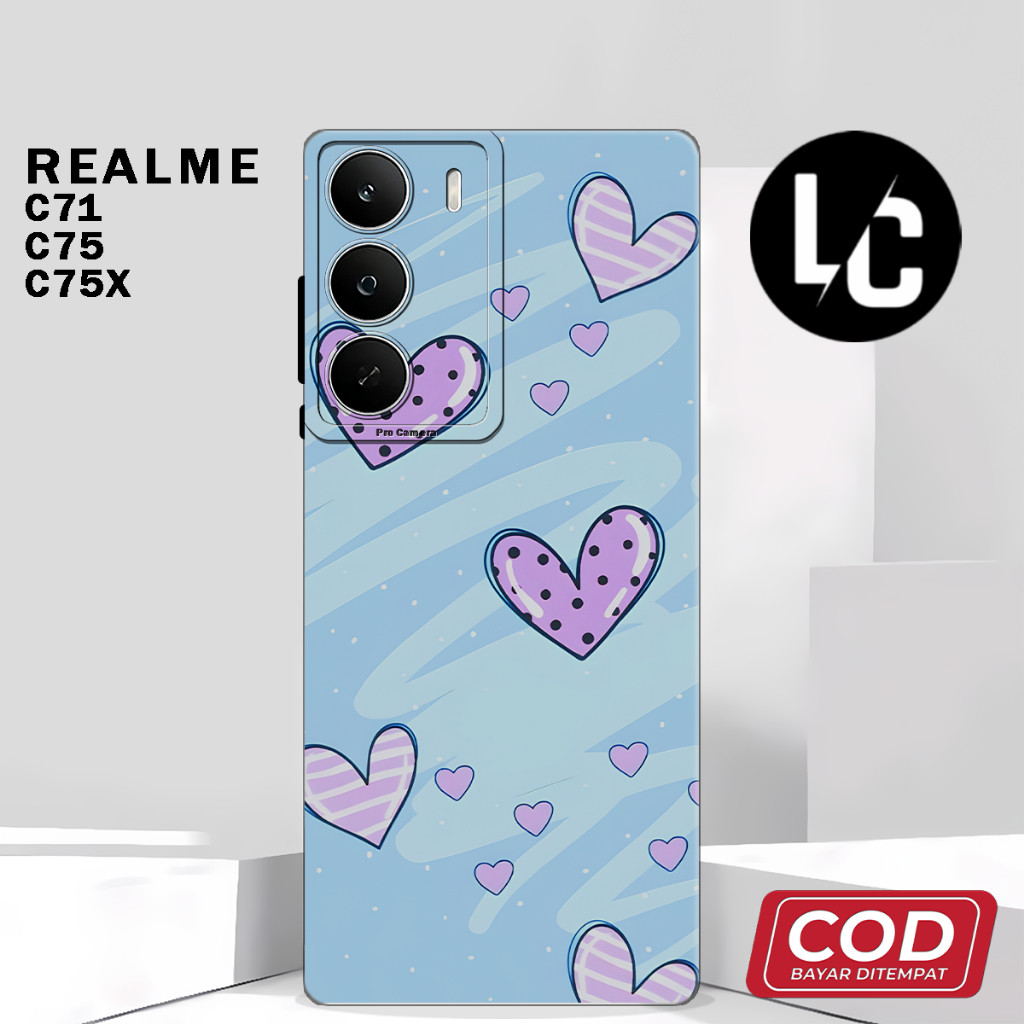 ( AF 36 ) ยืดหยุ่นยาง softcase สําหรับ REALME C71 C75X C75 ล่าสุดอะนิเมะ motif ปลอก l บทคัดย่อ l น่า