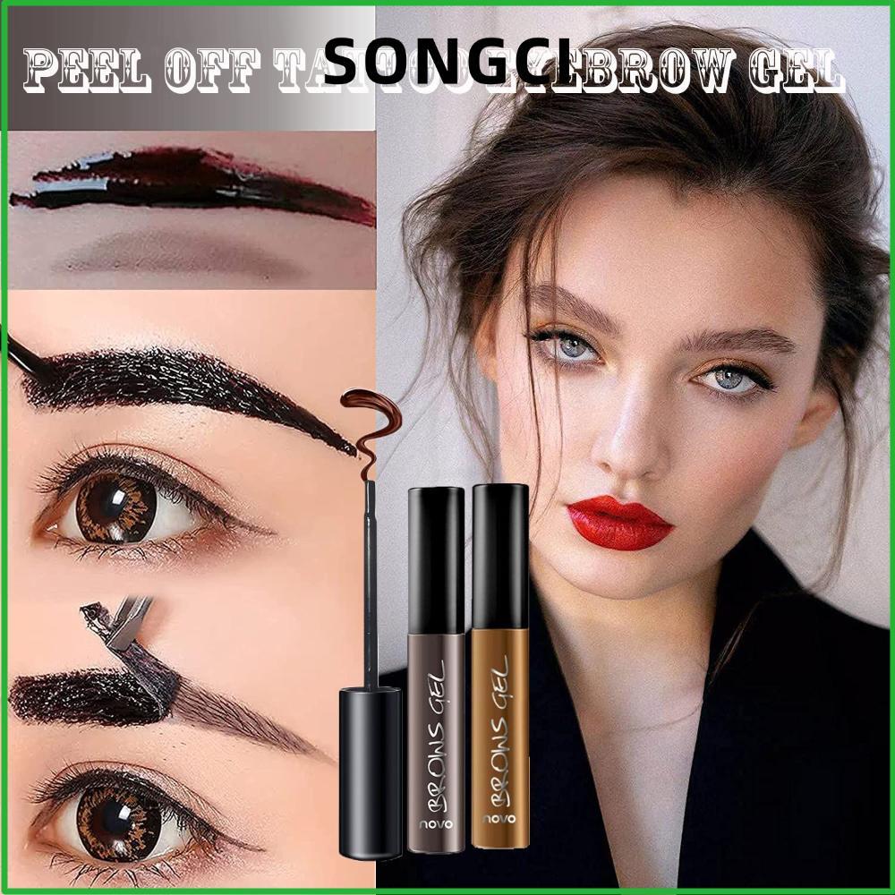 SONGCI Peel Tattoo Eyebrow Gel Eyebrow Tint Easy Peel Eyebrow Tattoo Tint EyeBrow Gel