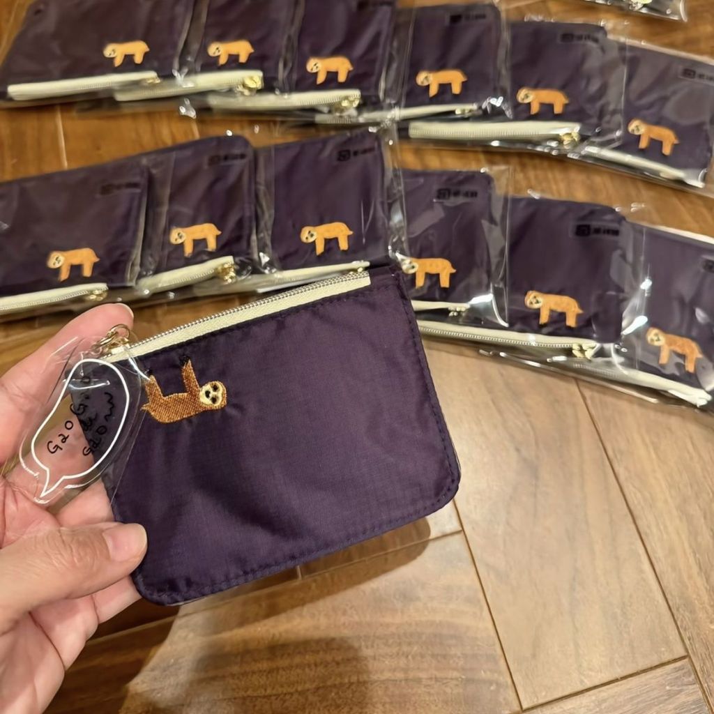 ญี่ปุ่น Sloth Partition Card Holder กระเป๋าน่ารักสำหรับของกระจุกกระจิกและลิปสติก พกพาสะดวก ราคาถูก Shopee Lazada