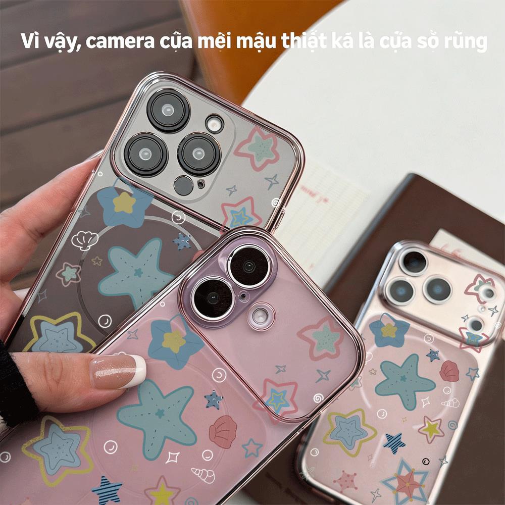 ดาวสีซ้อน เหมาะสําหรับ ไอโฟน 1514บวก เคส ไอโฟน 16 โคลน