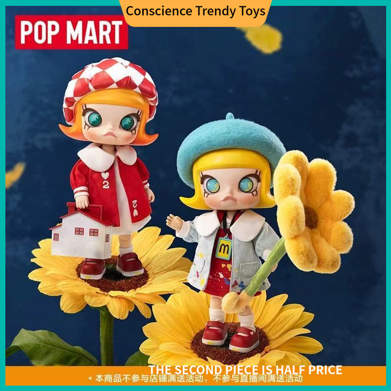 POPMART POPMART MOLLY 20th Anniversary Series 1/8 Action Figure Mystery Box Gift