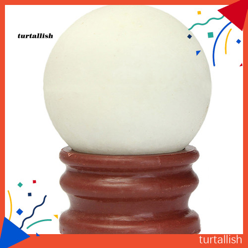 TURT Charming Luminous Glow In The Dark Stone Sphere Ball พร้อมฐานตกแต่งบ้าน