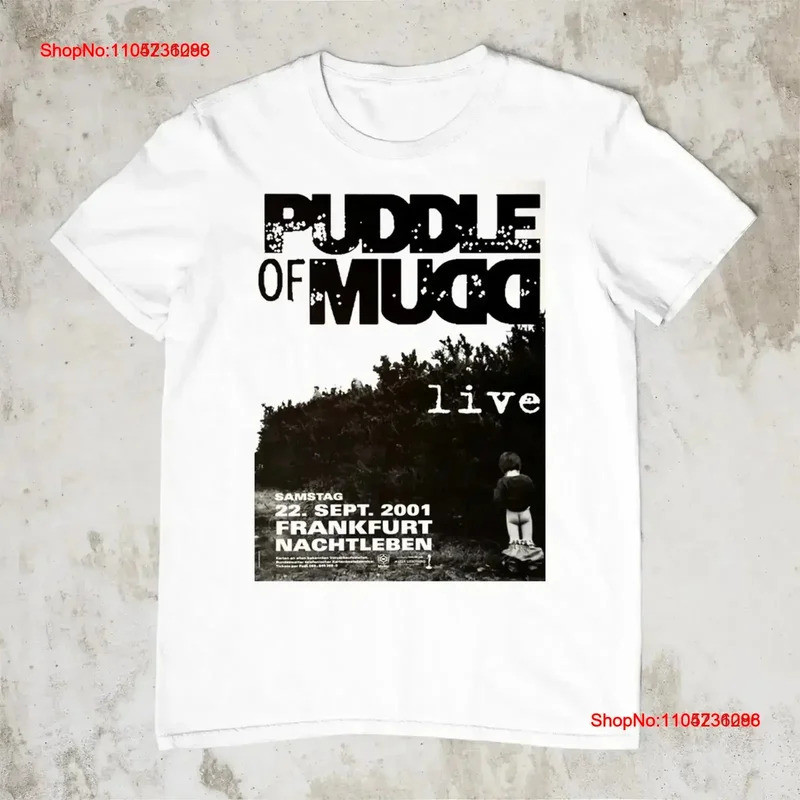 เสื้อยืด Puddle Of Mudd Live Band สำหรับแฟนคลับ ขนาดเต็มตั้งแต่ S ถึง 5XL รุ่น MA501 ลายกราฟิกวินเทจ