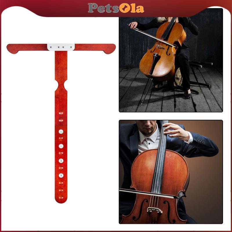 [PETSOLA] Cello แผ่นกันลื่นชั้น Protector Endpin Stopper T รูปไม้กระดาน Rest Stopper Cello Endpin Anchor ผู้ถือขาตั้งสําหรับผู้เริ่มต้น