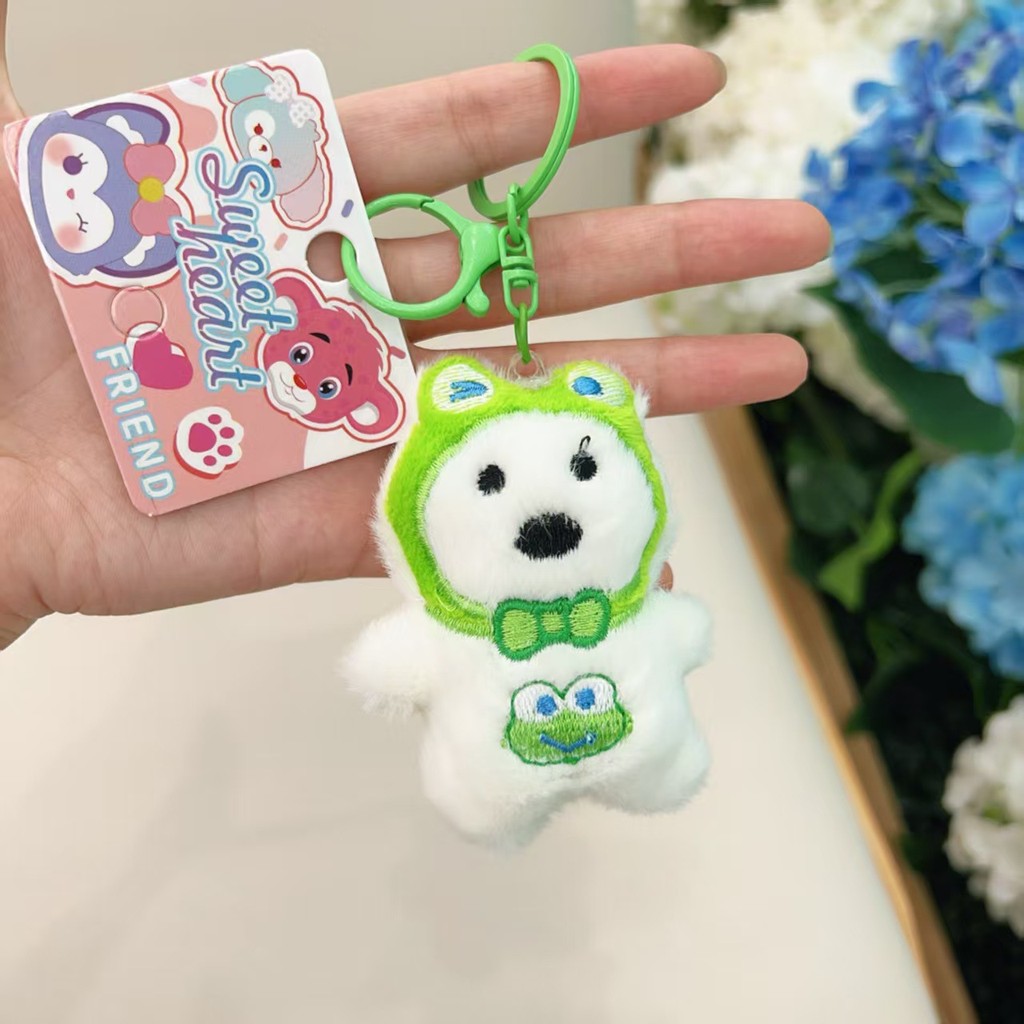 ร้านไทย พร้อมส่ง  พวงกุญแจ ลายการ์ตูน ขนฟู ห้อยกระเป๋า น่ารัก ประดับกระเป๋า บีบมีเสียง พวงกุญแจมินิ KEY27 ราคา ถูกที่สุด ดีลบีเคเค แกลเลอรีภาพที่ 9