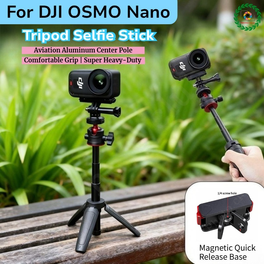 สําหรับ DJI OSMO Nano ขาตั้งกล้อง Selfie Stick ขาตั้งกล้องมือถือแม่เหล็ก Quick Release ฐานอุปกรณ์เสริมกล้อง