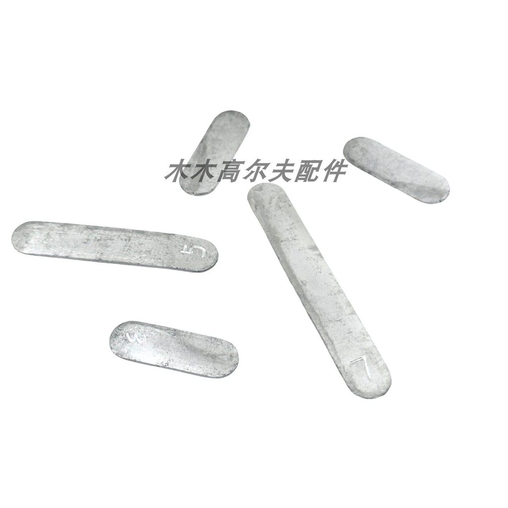 เหล็กกอล์ฟพัตเตอร์ไม้ขุดพัตเตอร์วางน้ําหนักตะกั่วบาร์ตะกั่วแผ่นปรับหัวคลับสากล Counterweight OO3G