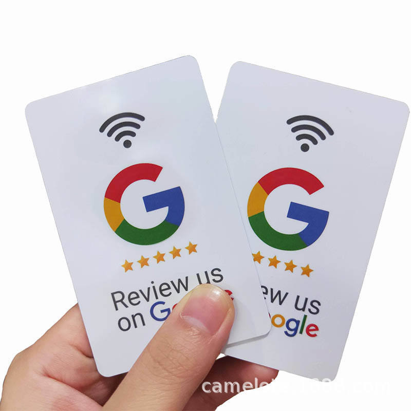 Nfc google Review Card Review Card Ntag Electronic Label Chip Induction google ร้านอาหารสรรเสริญการ์