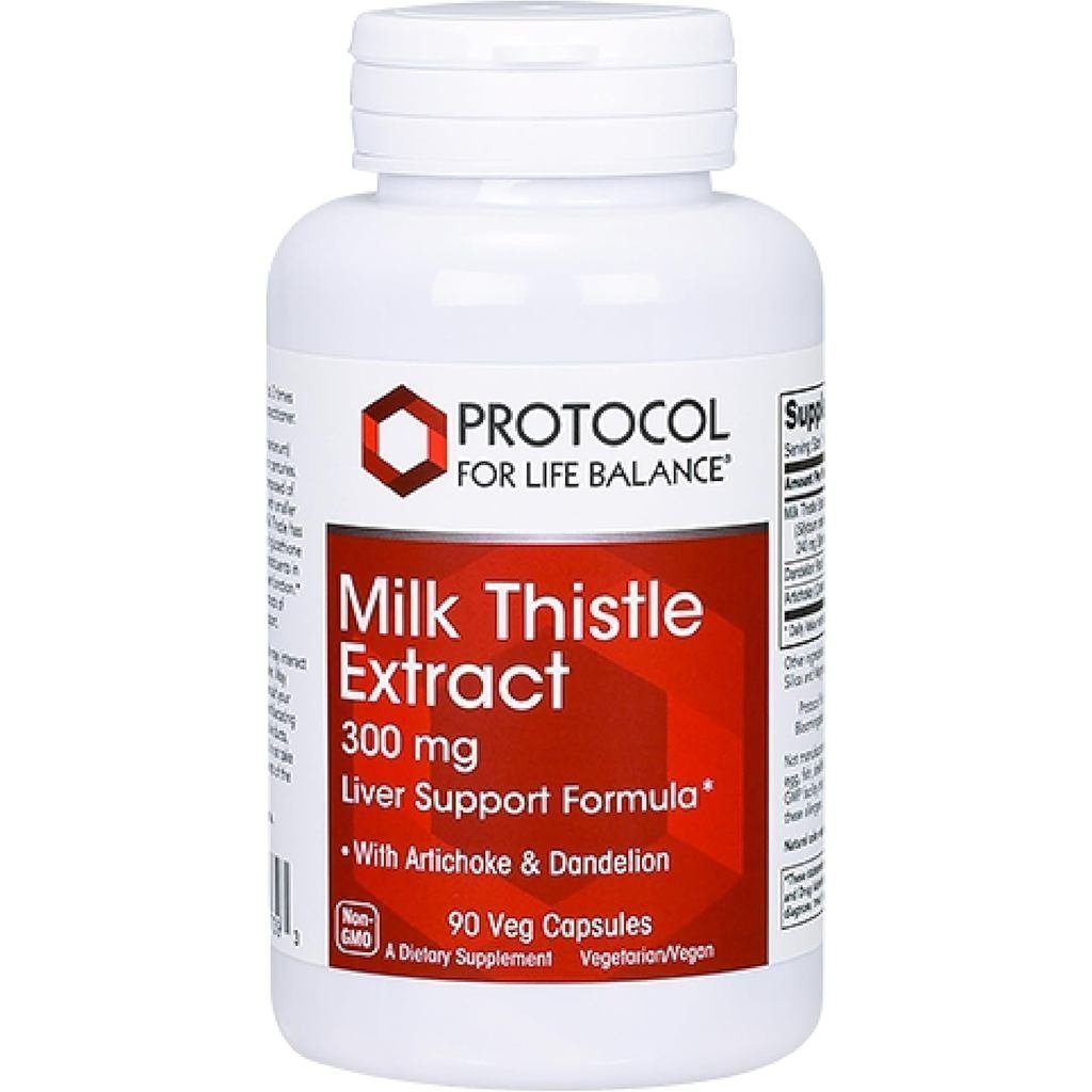 Protocol Extract 300 มก. - สําหรับตับเพื่อสุขภาพ* - พร้อม Leaf & Dandelion Root - Vegan & Kusher - 9